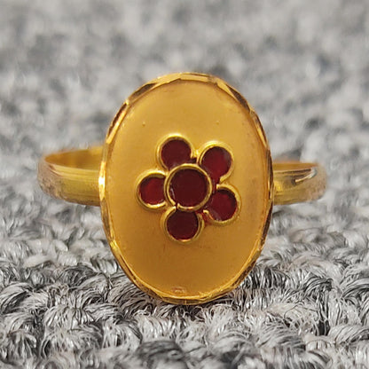 toe ring 22k Gold Toe Ring Single