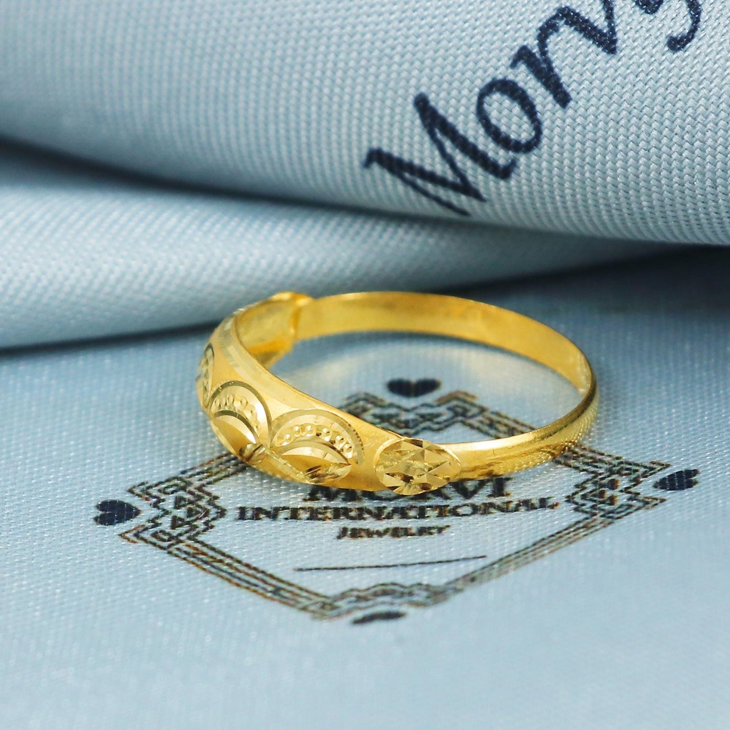 solid 22k gold ring size 8, indian Jewelry Exclusive Authentic BIS Stamped "22k916" Jewelry, MJ0007