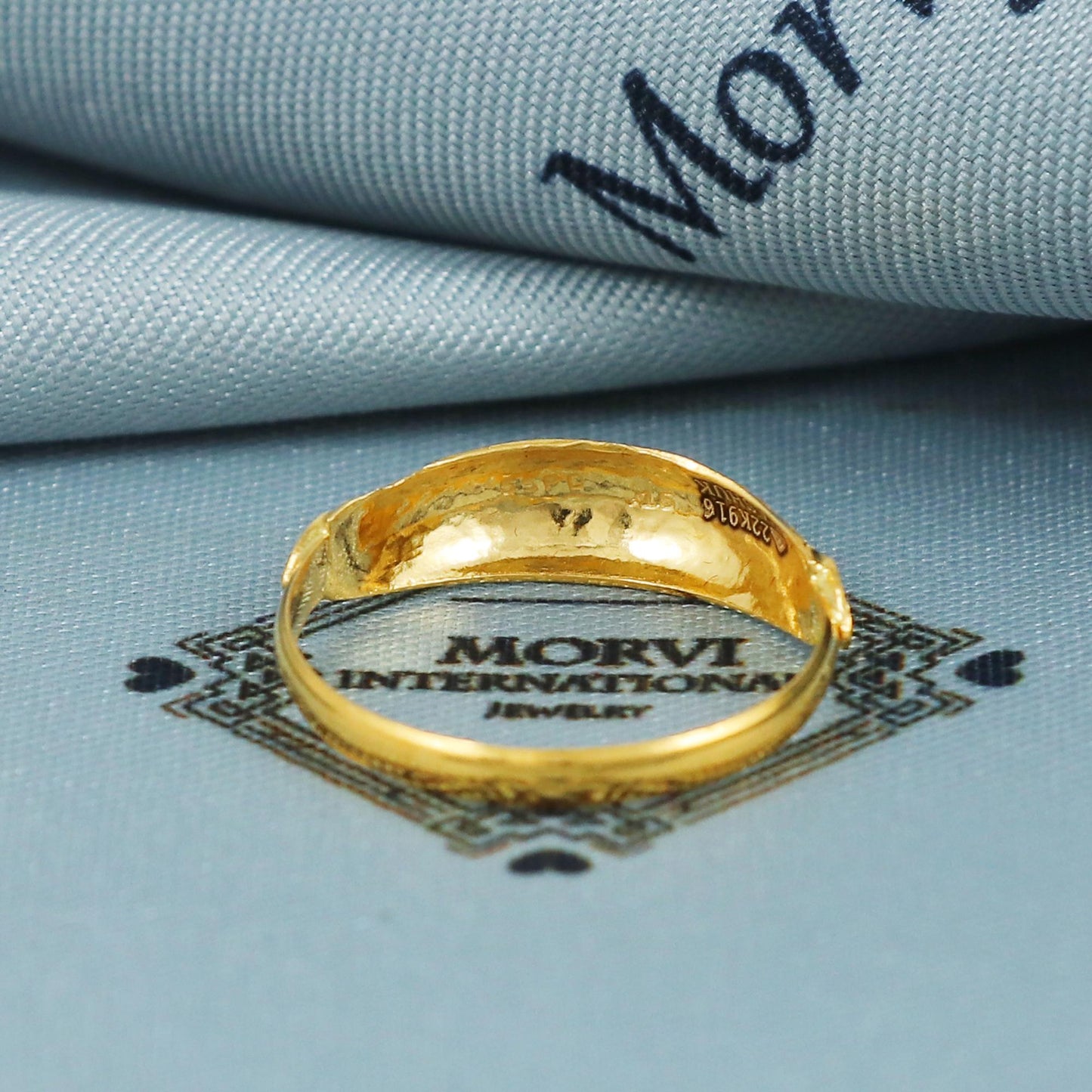 solid 22k gold ring Indian Jewelry Exclusive Authentic BIS Stamped "22k916" Jewelry, MJ0010