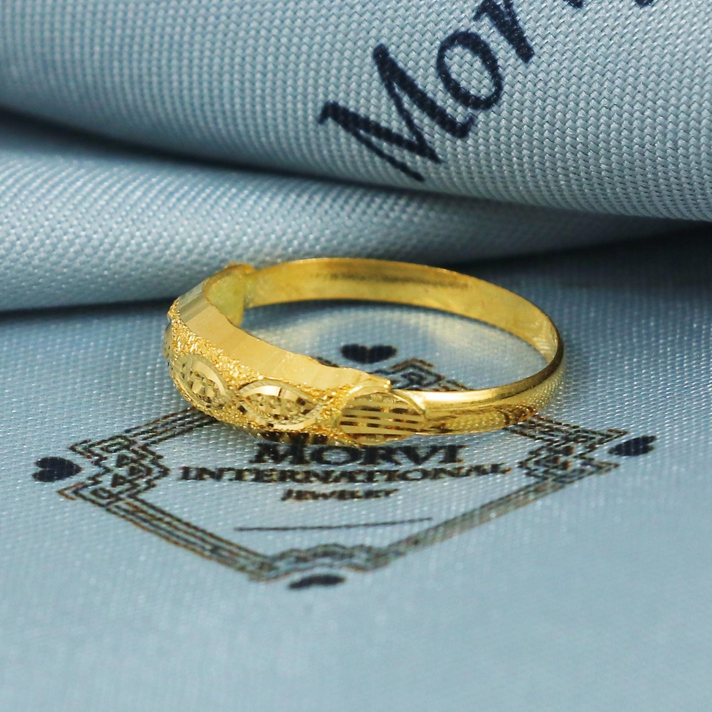 solid 22k gold ring Indian Jewelry Exclusive Authentic BIS Stamped "22k916" Jewelry, MJ0010