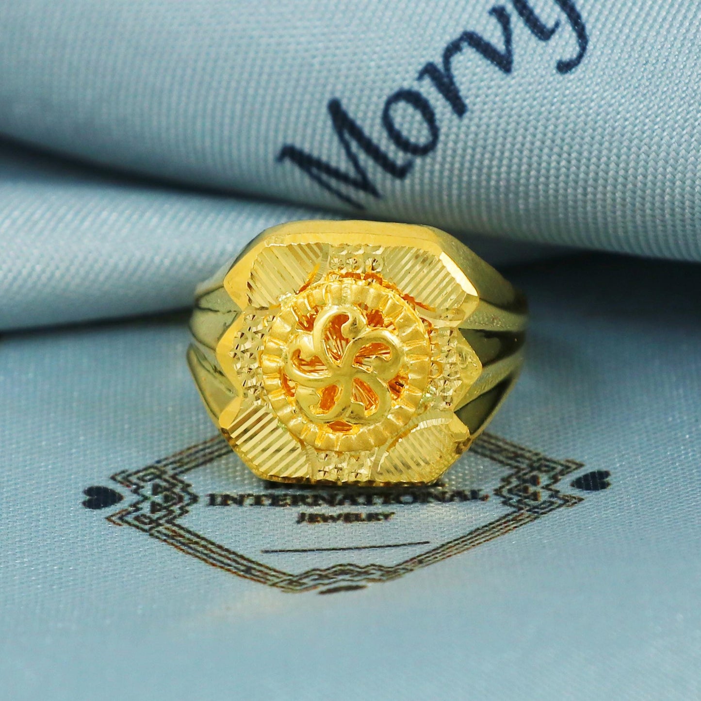 handcrafted solid 22k gold Ring, Wedding Ring, Party Wear Ring, Minimalist Gold Ring, Girls Ring, 22k Gold Indian Handmade Jewelry, MJ0017