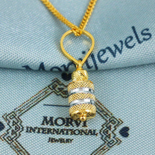 22k Gold Locket 22kt Gold Charms Pendant Jewelry, MJ0087