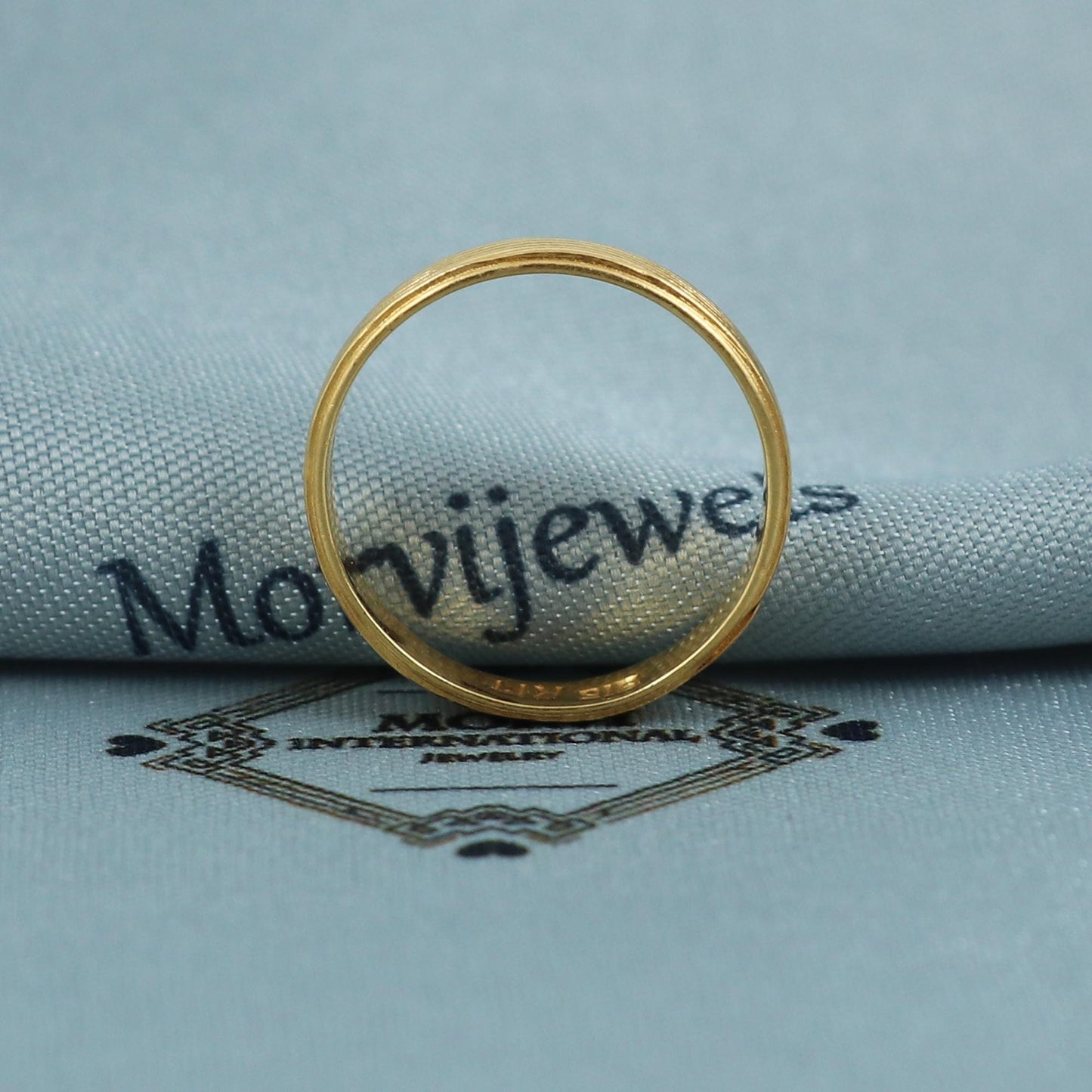 22k pure solid gold handmade band ring . genuine 916 gold purity with government hallmarks . Indian jewelry, K5415
