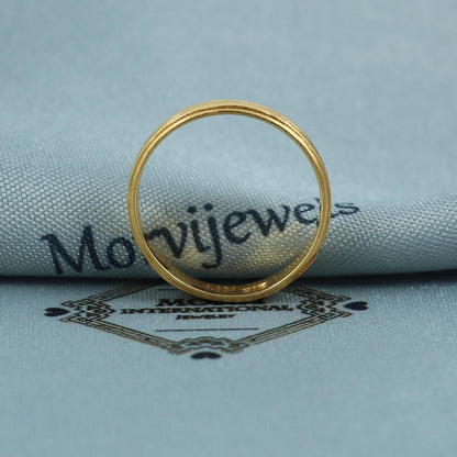 22k pure solid gold handmade band ring . genuine 916 gold purity with government hallmarks . Indian jewelry, K5415
