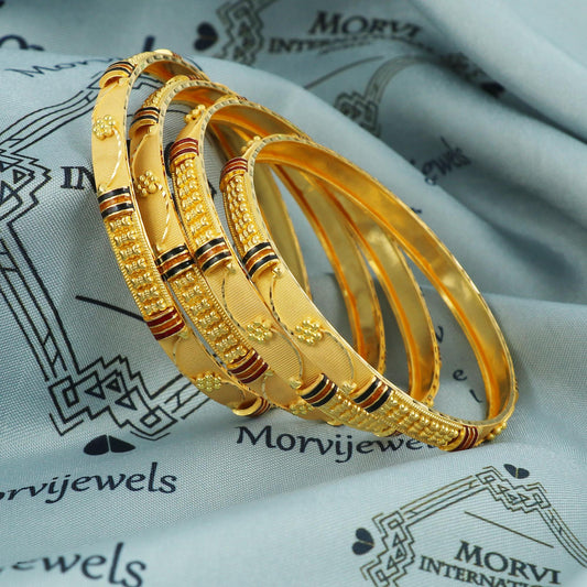 pure 22k gold bangle bracelet, Indian gold bangle jewelry, wedding bridal jewelry bangles from indian, all sizes