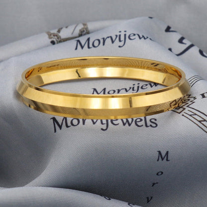 mens 22k Gold Kada Bangle Bracelet Indian Handmade Jewelry, Sikh Punjabi Style Men Bangle Bracelet,  K5430