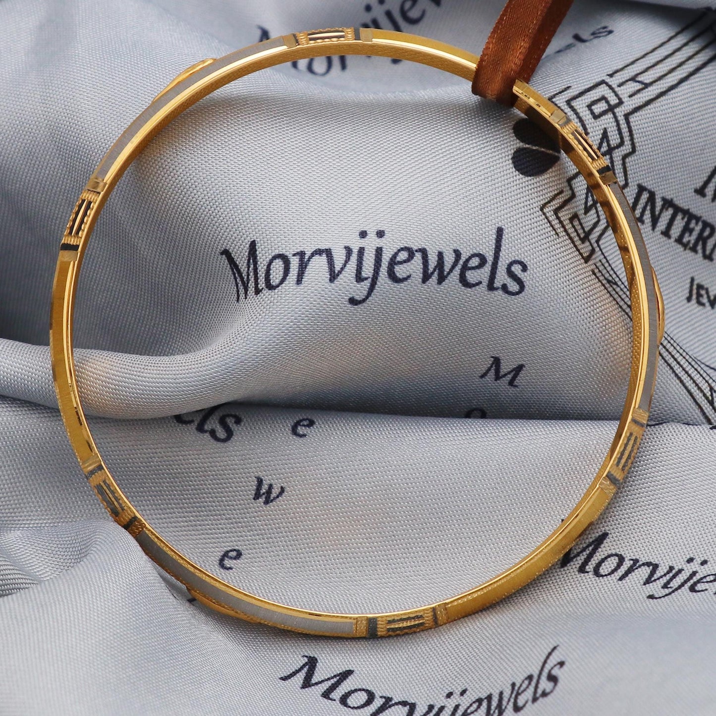 Pure Real 22k Gold Bangle Bracelet Indian Handmade Jewelry, K5433