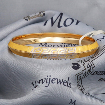 Men 22k gold kada bangle, sikh punjabi indian style, party wear wedding anniversary gift, K5435