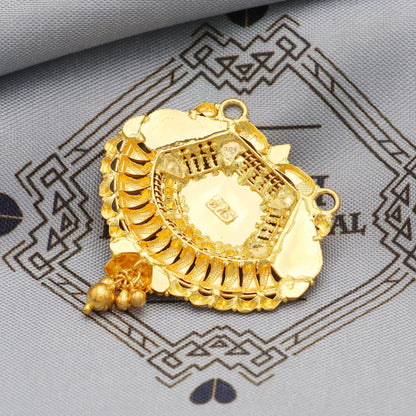 22k Yellow Gold Pendant Jewelry, Pure gold necklace indian gold necklace, gift for wife, K5629