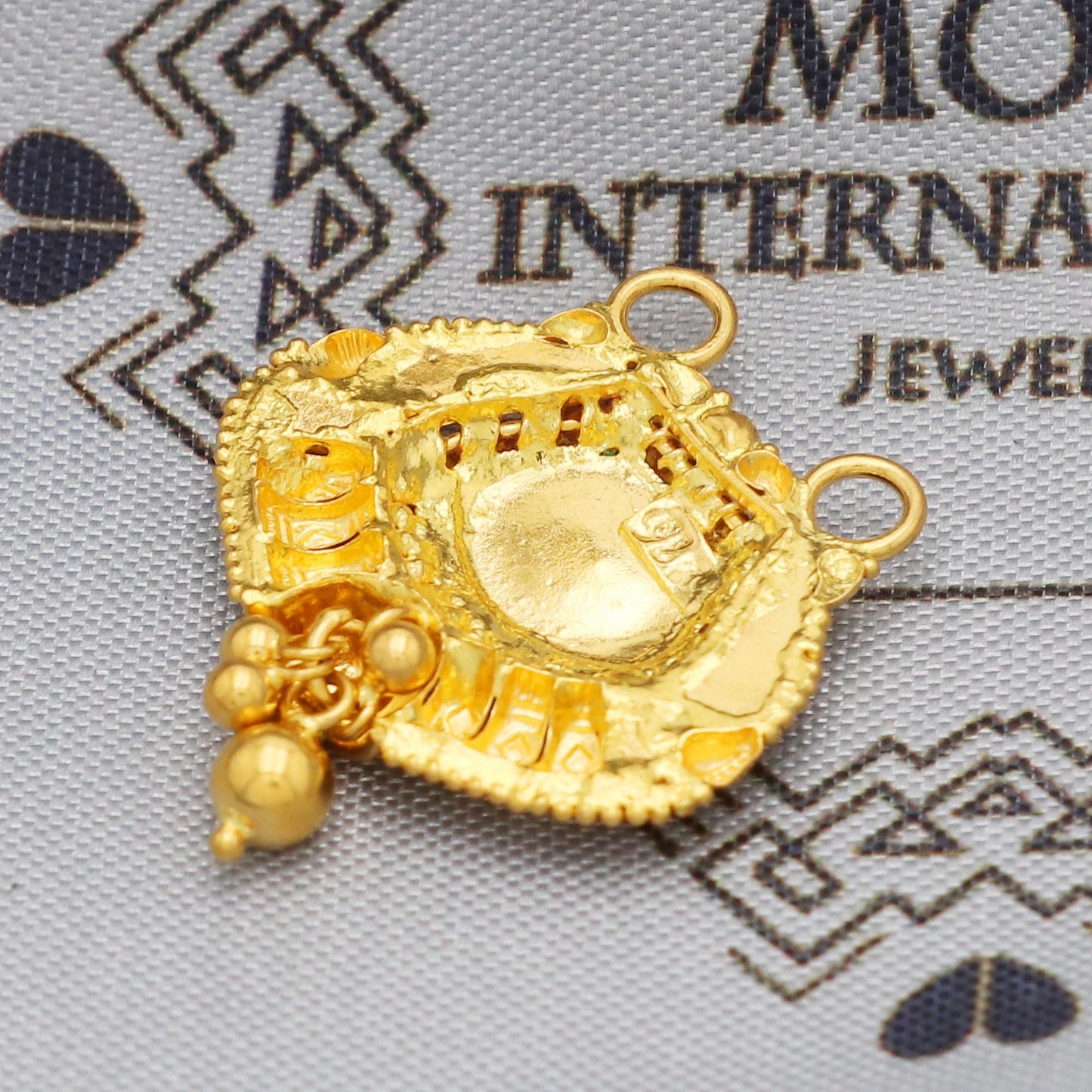 22k Yellow Gold Pendant Indian Jewelry, Pure gold pendant Indian gold pendant, gift for wife, K5641