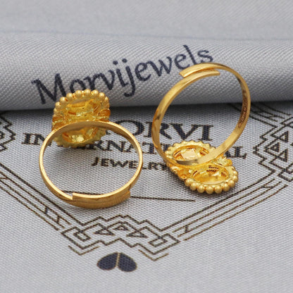 Pure 22k Solid Gold toe ring indian bichiya , Handmade gold toe ring pair for leg, gold toe finger jewelry, real gold bichiya Gift, K5646