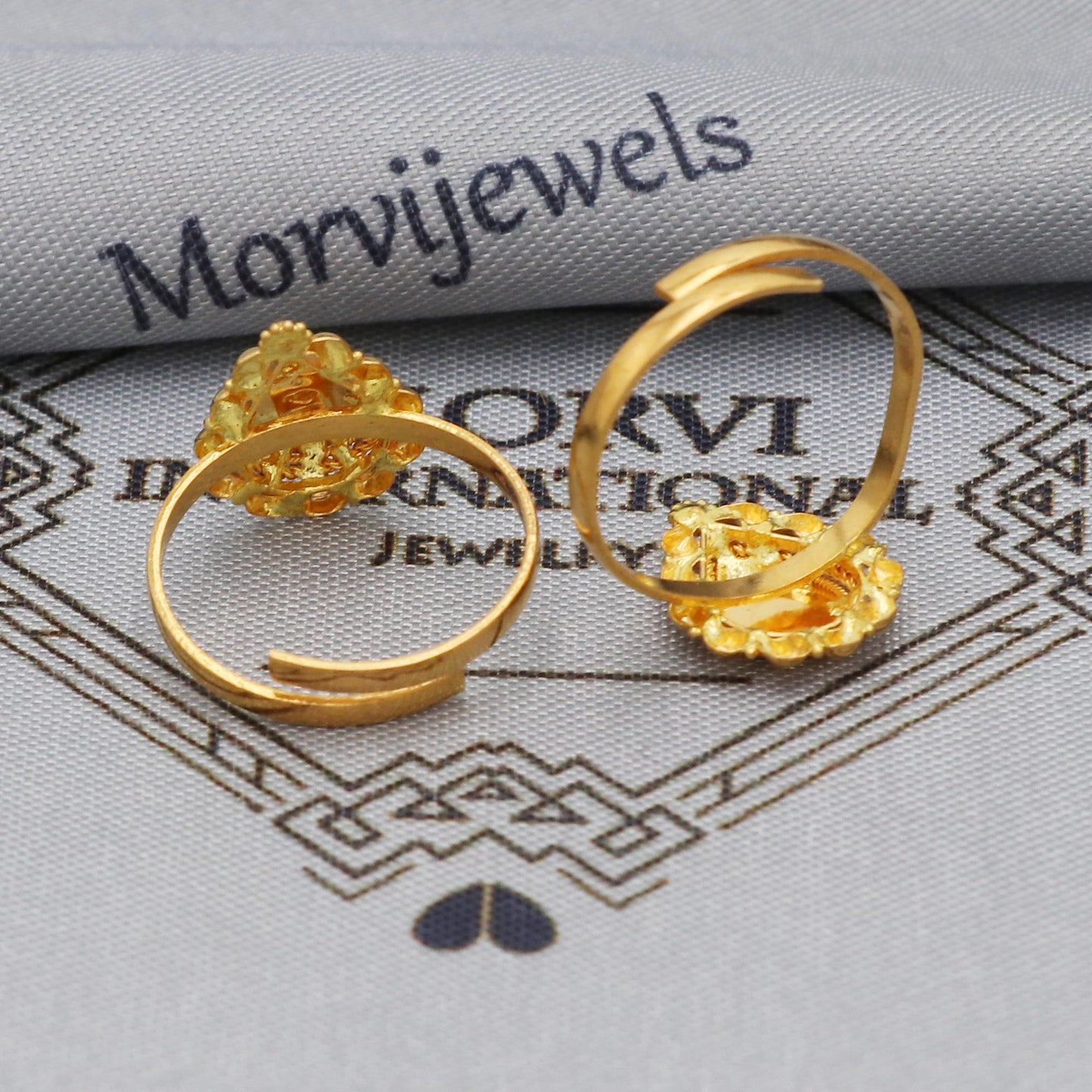 22k Yellow Gold bichiya toe ring, Handmade gold toe ring pair for women, Indian gold toe jewelry, real gold bichiya Gift, K5651