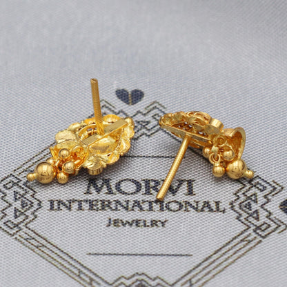 Real 22k gold earrings, K5463