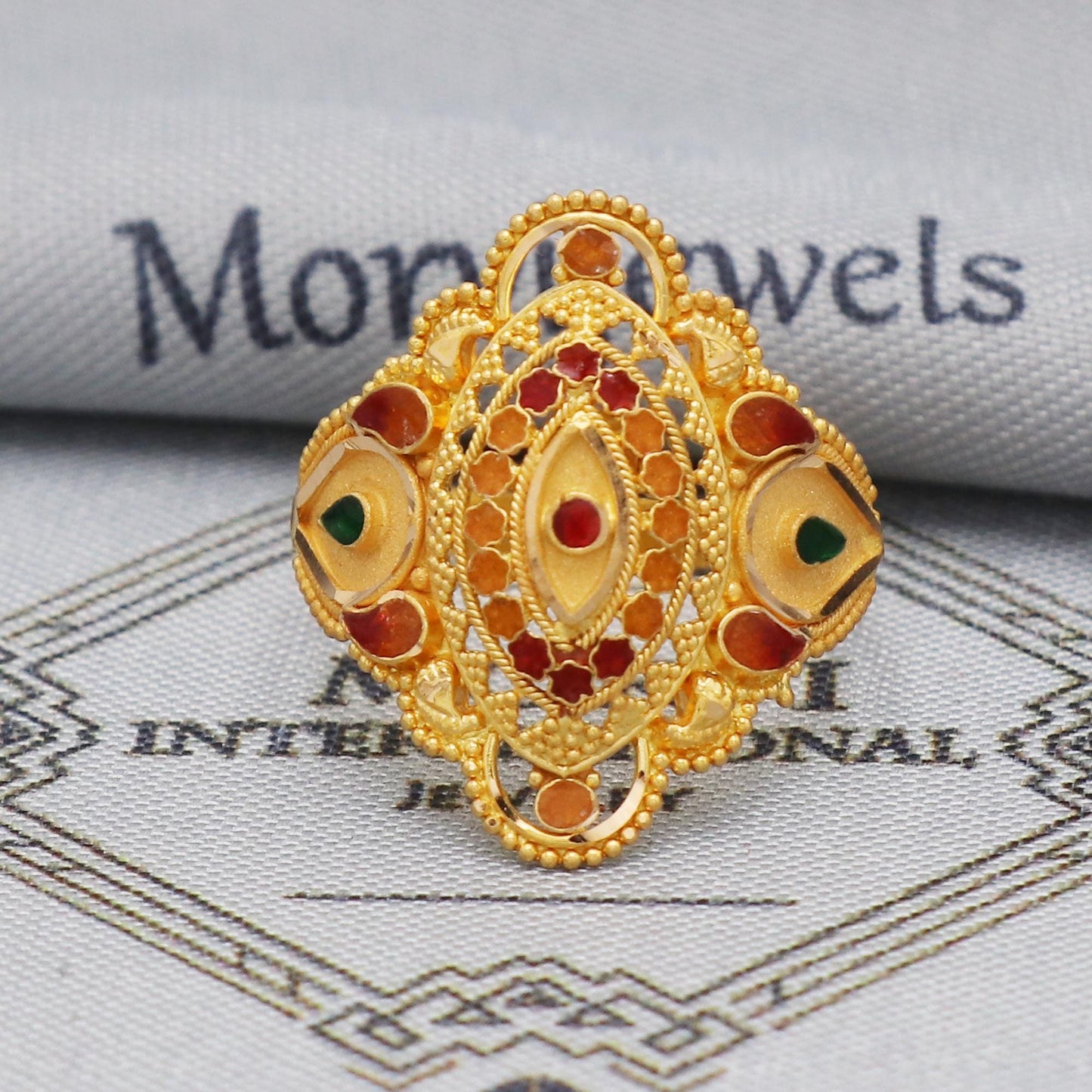 Ring for women, 22kt Solid Gold Ring, 22k gold jewelry