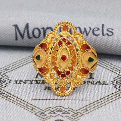 Ring for women, 22kt Solid Gold Ring, 22k gold jewelry
