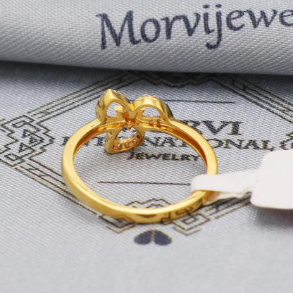 22k gold ring, handmade gold ring jewelry, yellow gold ring, Indian Wedding Gold Ring,