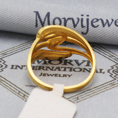 indian fancy design 22k solid gold ring jewelry, K5587