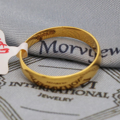 22k Yellow Gold Band Ring Jewelry, 22kt Handmade Unisex Gold Ring, All Size, K5588