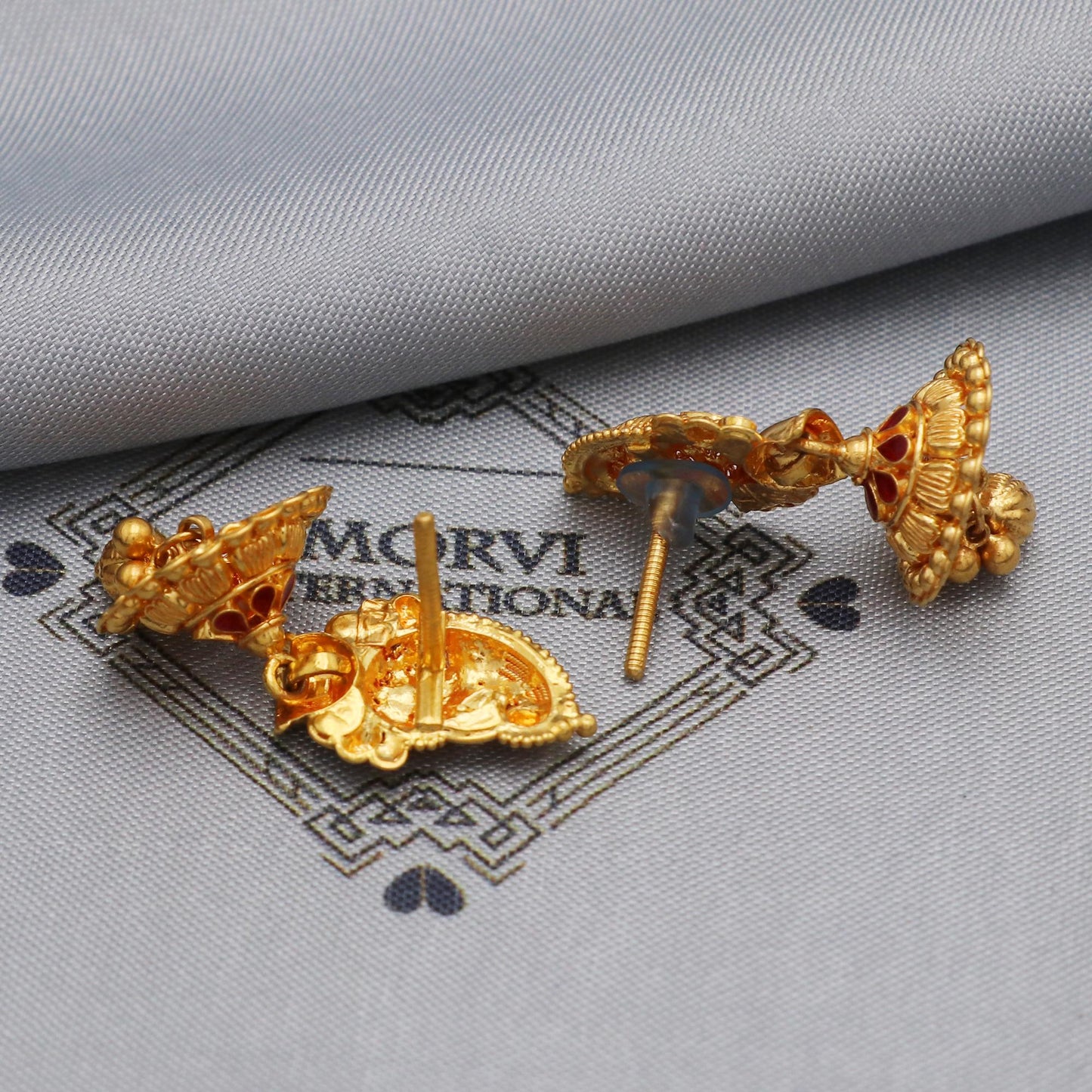 22k Yellow Gold Peacock Indian Wedding Jewelry, K5589