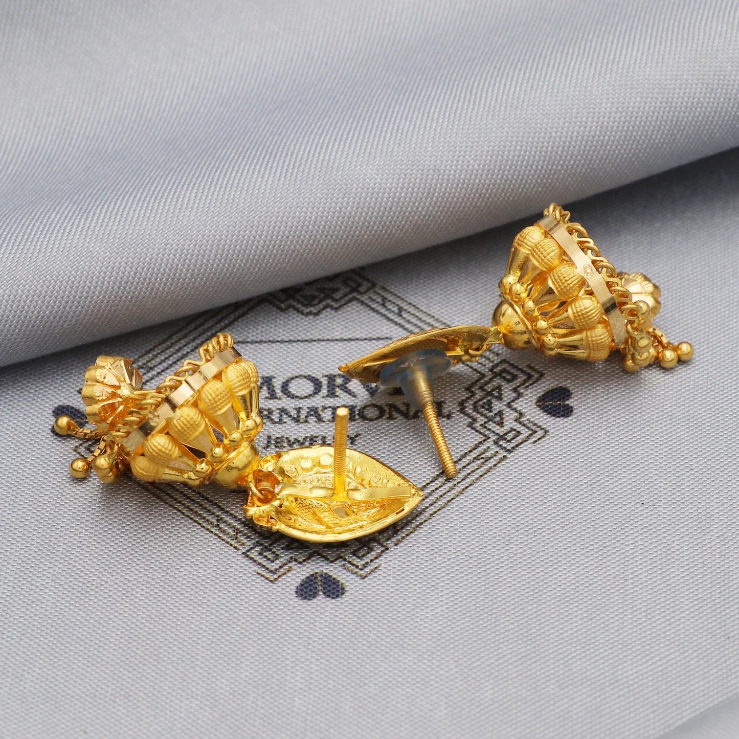 22K Jhumka Indian Earrings,K5593