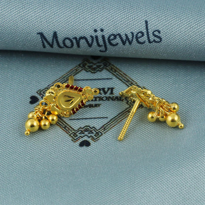 22k Yellow Gold Earrings jewelry for women