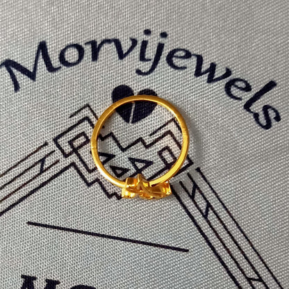 A-S Name Ring, 22k gold ring jewelry, 22kt handmade indian any alphabet Ring, Pure Gold Ring, All Size, K5662