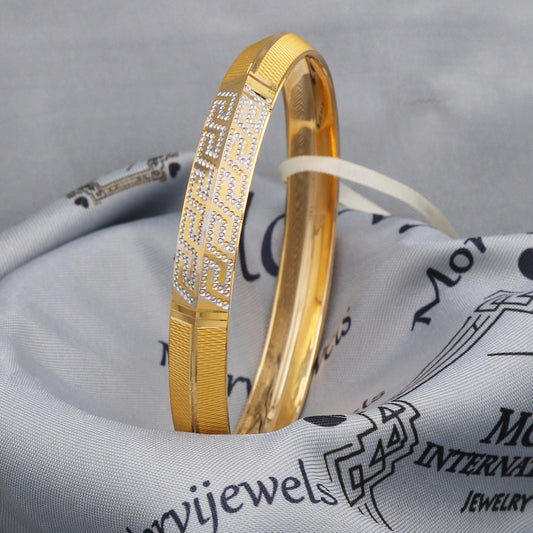 Men 22k gold kada bangle, sikh punjabi indian style, party wear wedding anniversary gift, K5435