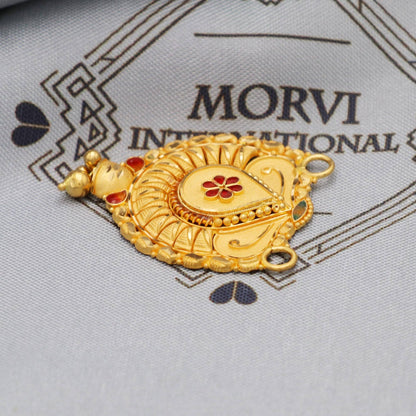 22k Yellow Gold Chain Necklace Jewelry, Pure gold necklace indian gold necklace, gift for wife, K5627