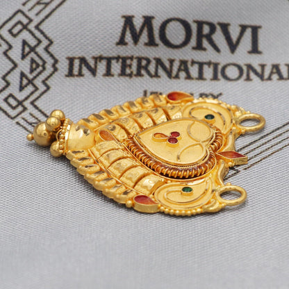 Pure 22k Yellow Gold Handmade Jewelry, K5637