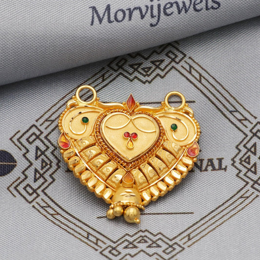 Pure 22k Yellow Gold Handmade Jewelry, K5637