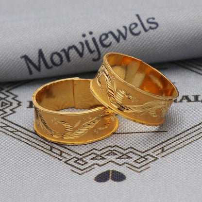 Solid 22k Gold toe ring, real gold leg finger ring, Handmade gold toe ring , Indian gold toe jewelry, real gold bichiya Gift, K5652