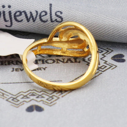 22k Gold Ring, Handmade Gold Jewelry,