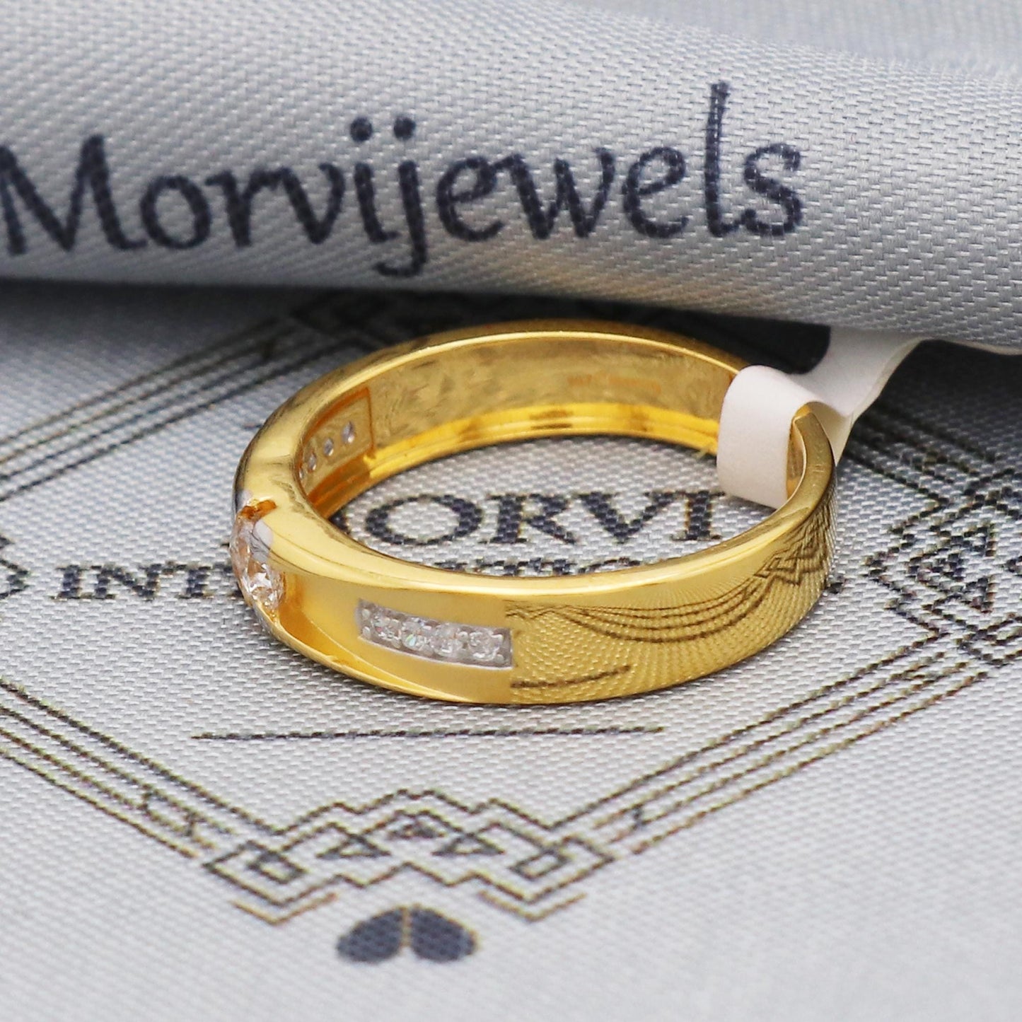 Pure 22k Yellow Gold Ring Jewelry, 22kt Handmade Unisex Gold Ring, All Size, K5566
