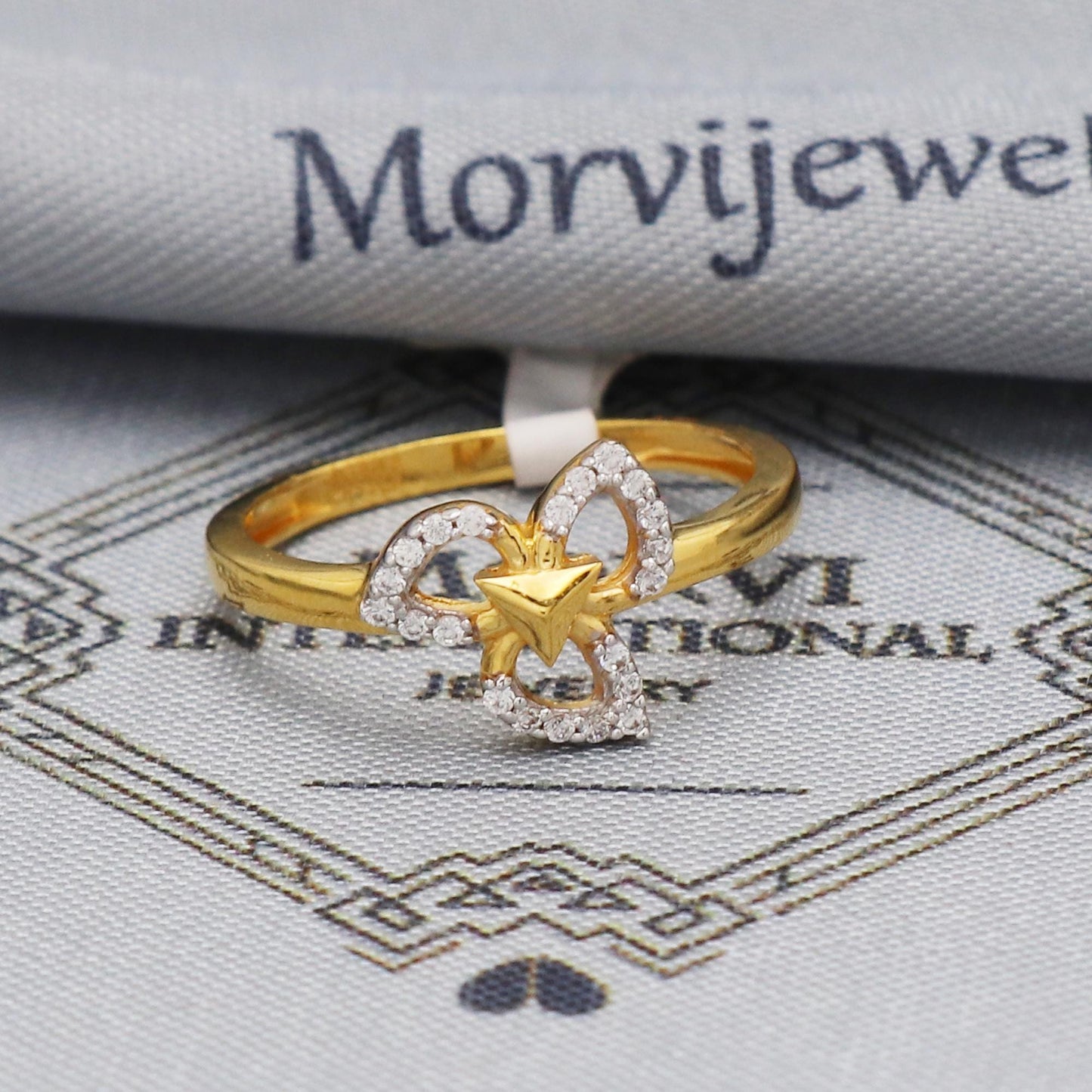 22k gold ring, handmade gold ring jewelry, yellow gold ring, Indian Wedding Gold Ring,