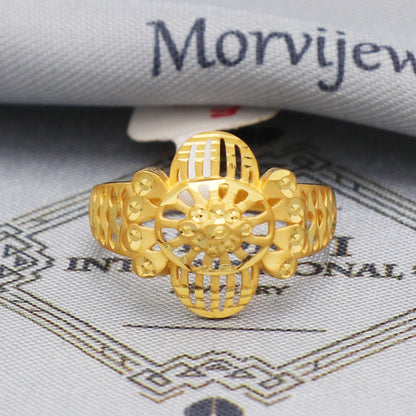 Beautiful 22 karat Ring Solid Yellow Gold Fine Crafted Ring