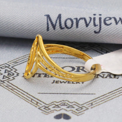 22k gold ring jewelry for gift, 22kt gold handmade jewelry
