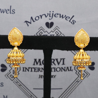 22K Jhumka Indian Earrings,K5593