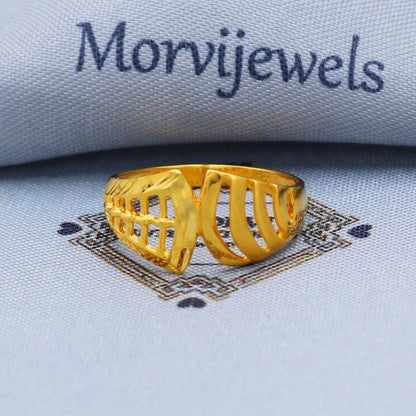 Classic 22k Yellow Gold Ring Size 6 7 8 and All Size, 22k Band Gold Ring, Indian Gold Ring, K5710