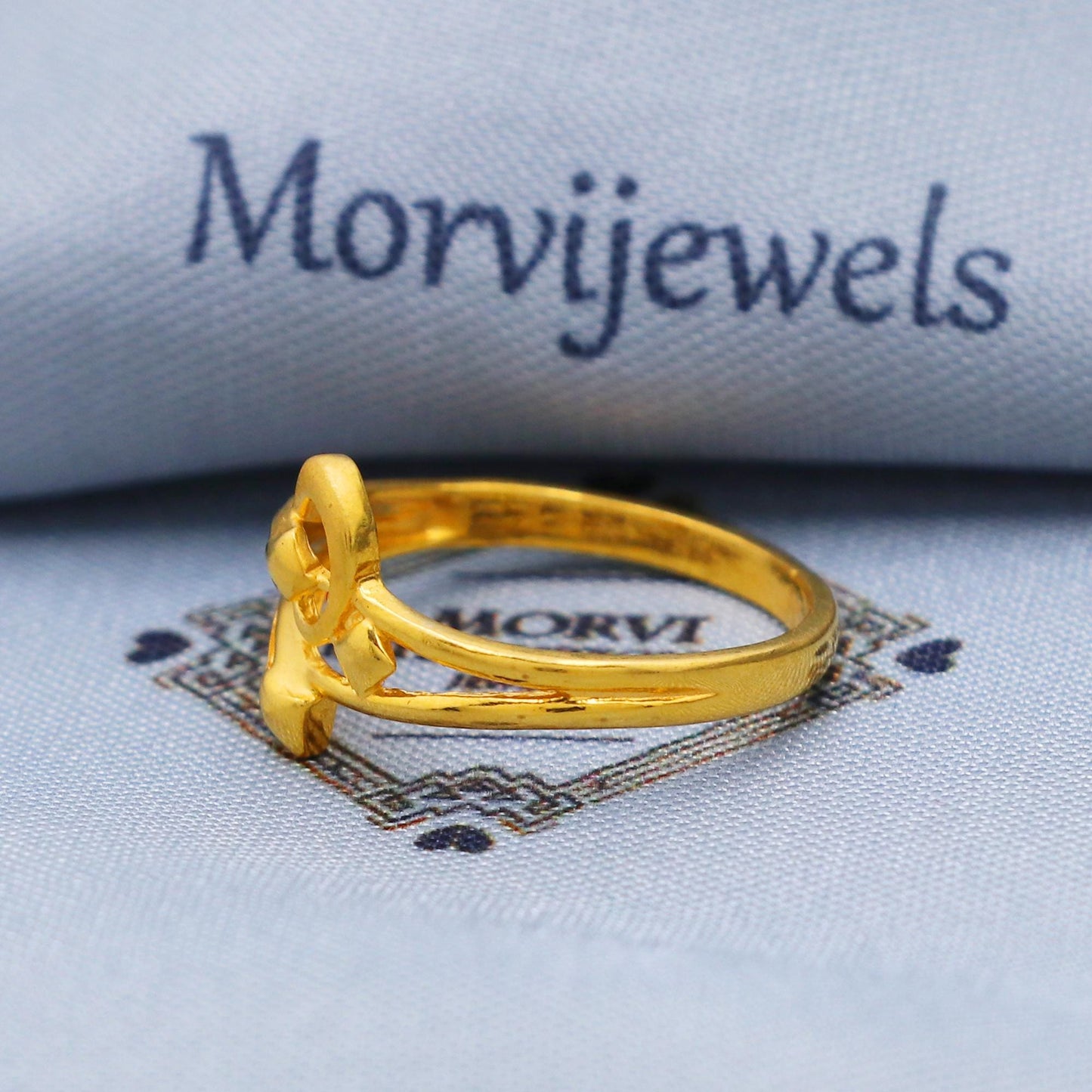 Solid 22k Yellow Gold Ring Size 6 7 8 and All Size, 22k Gold Ring, Indian Gold Ring, K5717