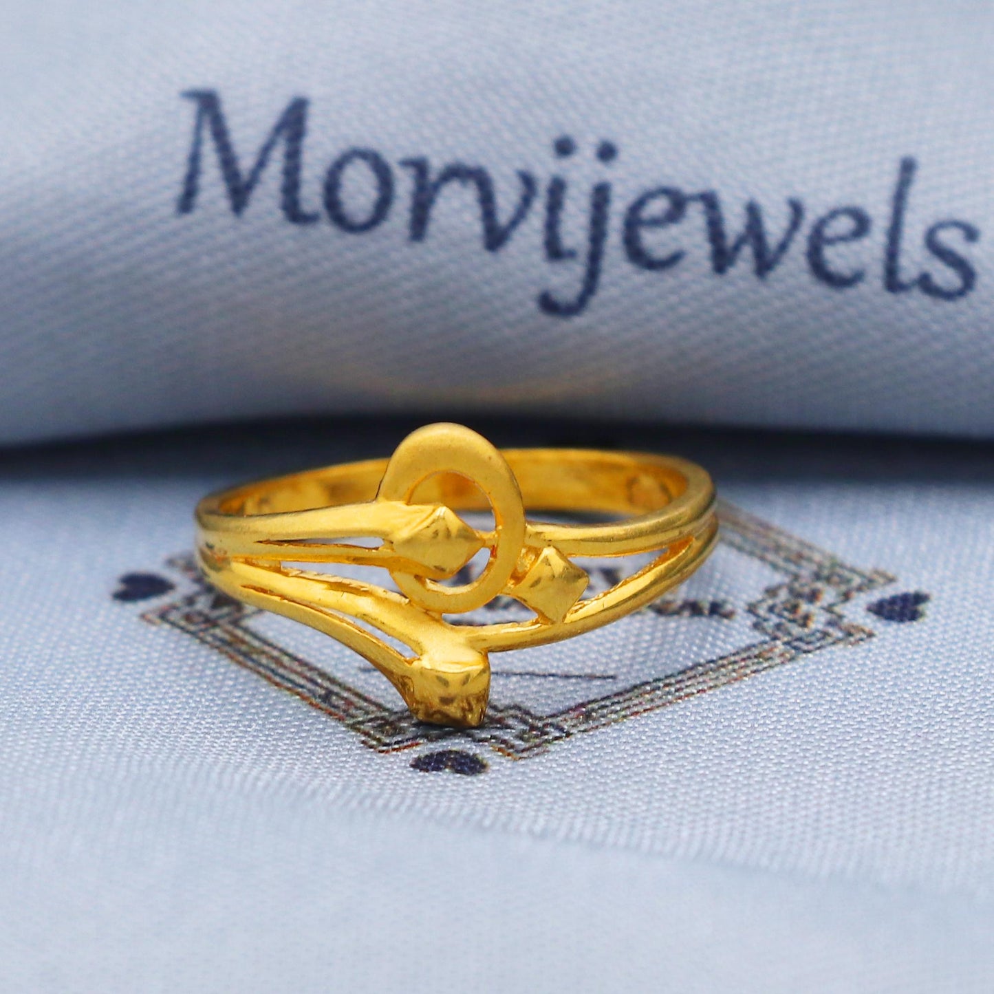 Solid 22k Yellow Gold Ring Size 6 7 8 and All Size, 22k Gold Ring, Indian Gold Ring, K5717