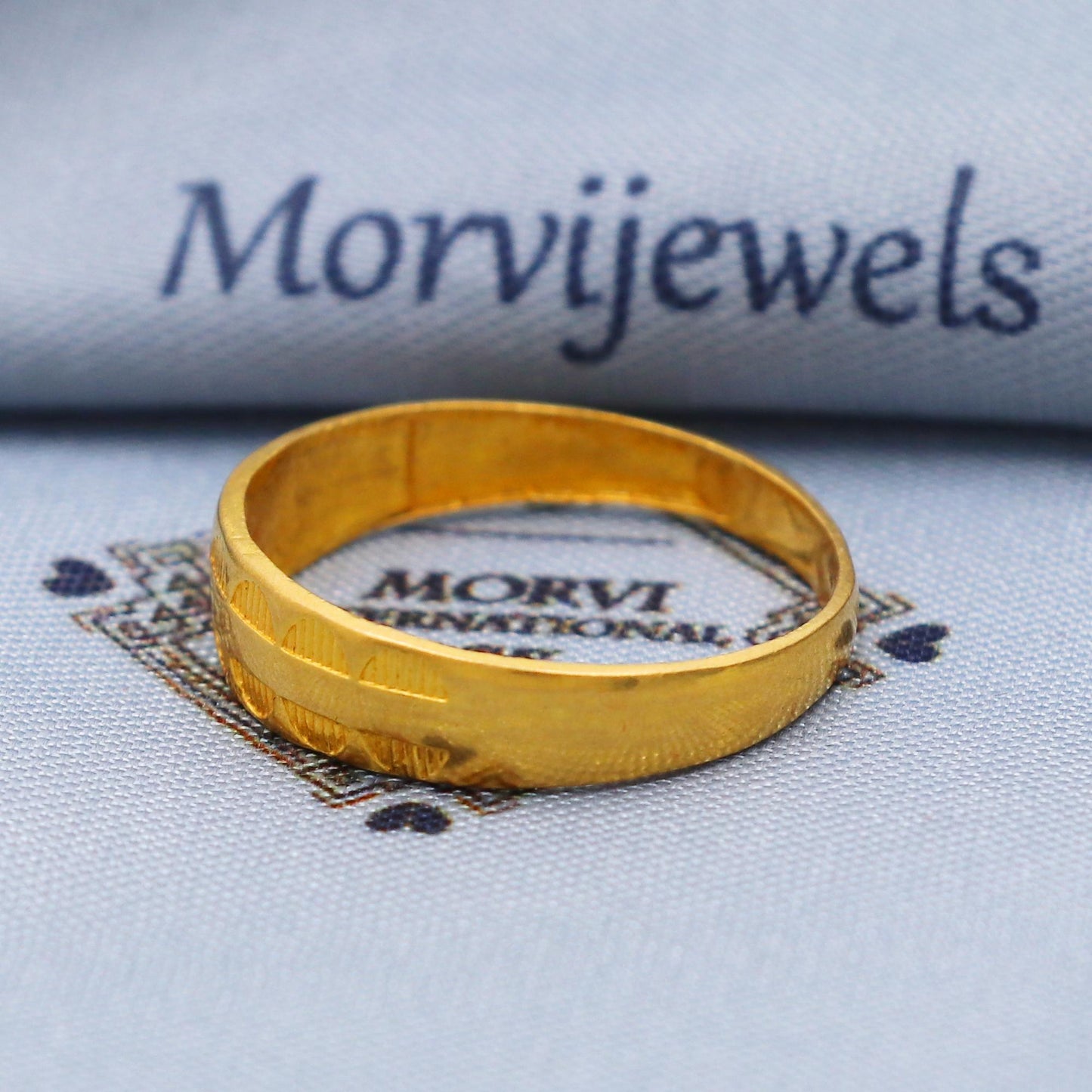 Classic 22k Gold Ring Size 6 7 8 and All Size, 22k Gold Band Ring, 22karat Gold Ring, Hand crafted Pure gold ring, K5737