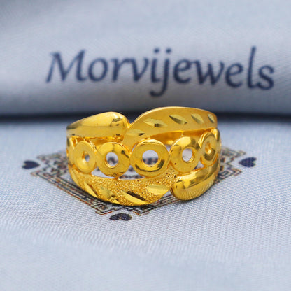 Beautiful 22k Gold Ring Size 6 7 8 and All Size, 22k Gold Women Ring, 22karat Gold Ring, Hand crafted Pure gold ring, K5742