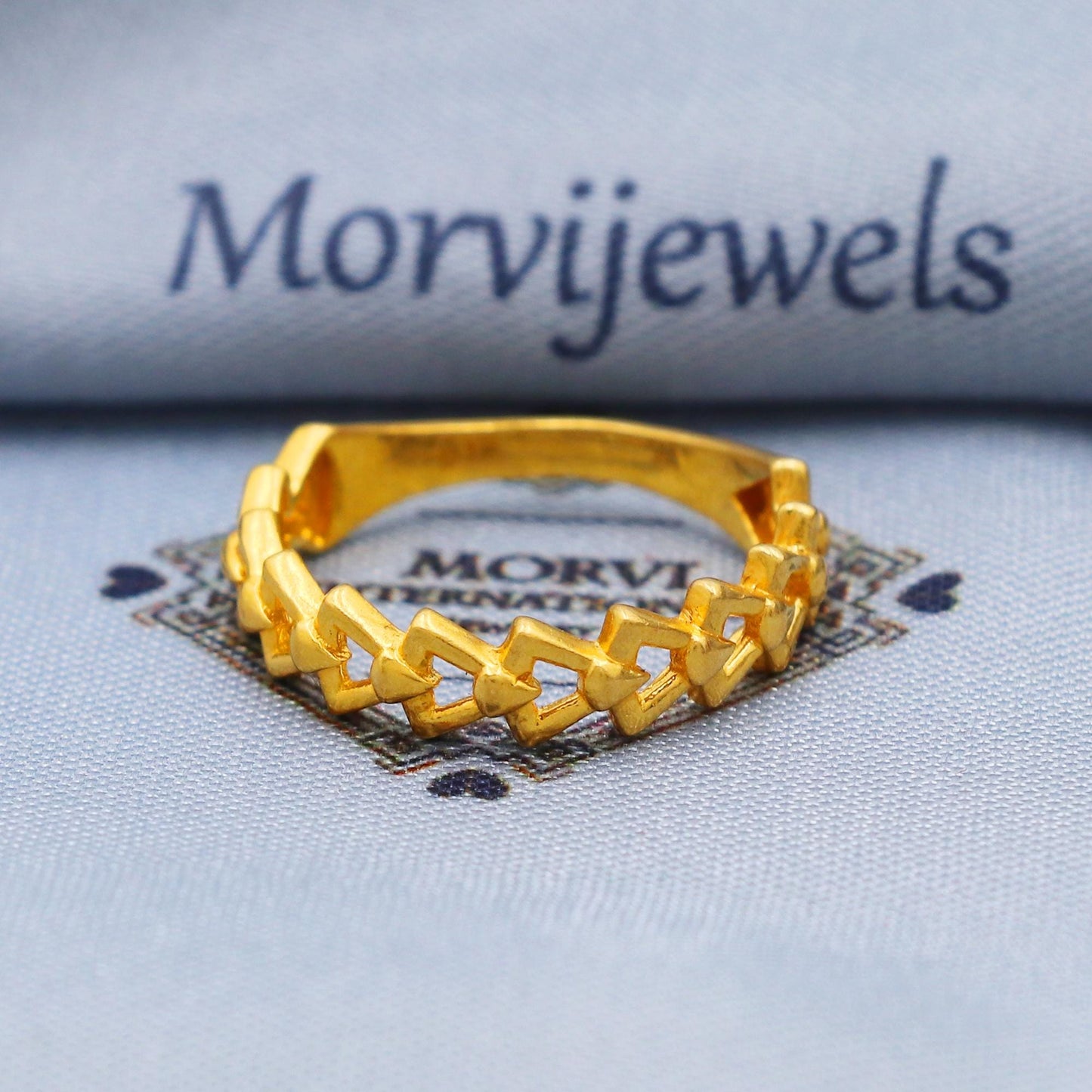 Vintage 22k Gold Ring Size 6 7 8 and All Size, 22k Gold Band Ring, 22karat Gold Ring, Hand crafted Pure gold ring, K5745