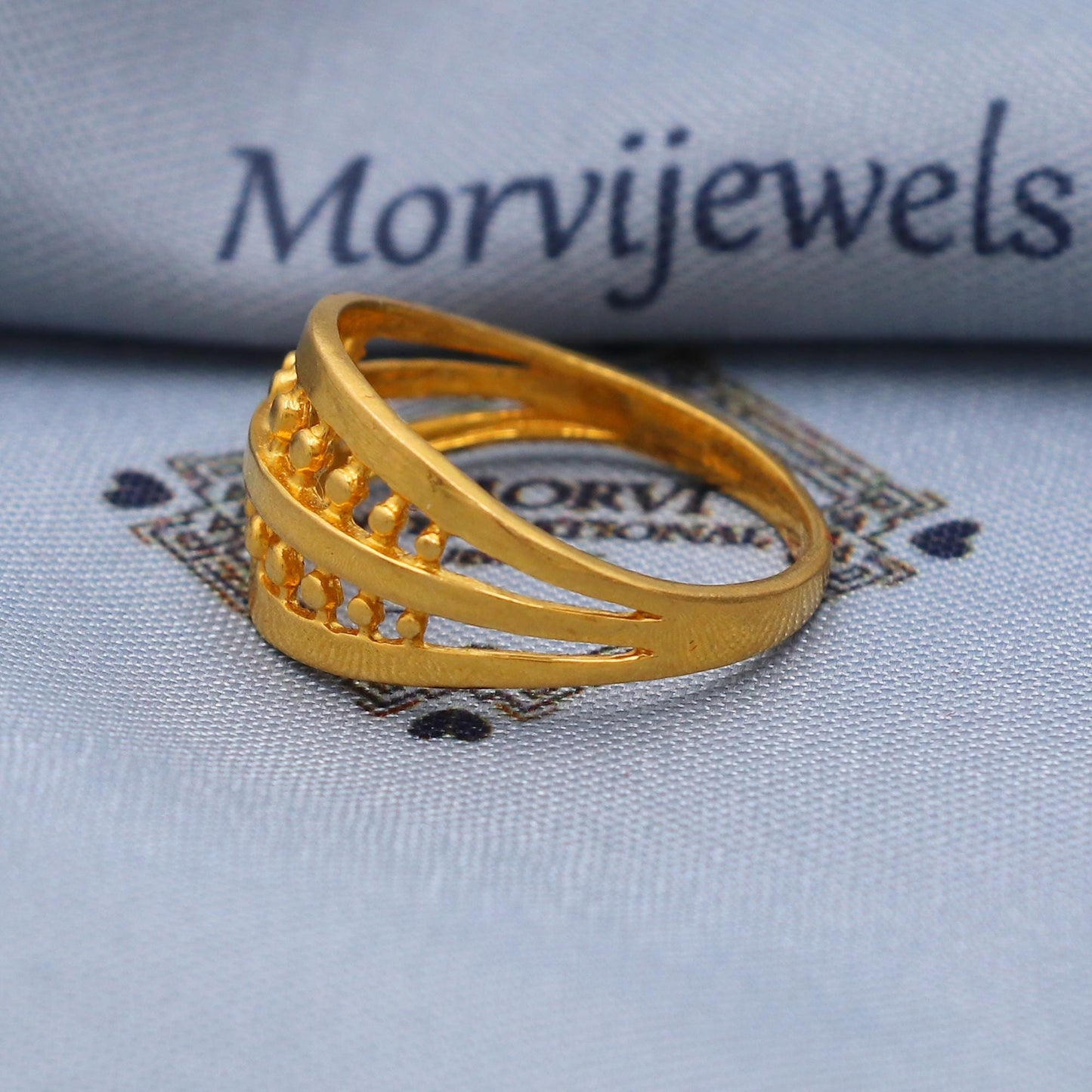 Vintage 22k Gold Ring Size 6 7 8 and All Size, 22k Gold Band Ring, 22karat Gold Ring, Hand crafted Pure gold ring, K5747