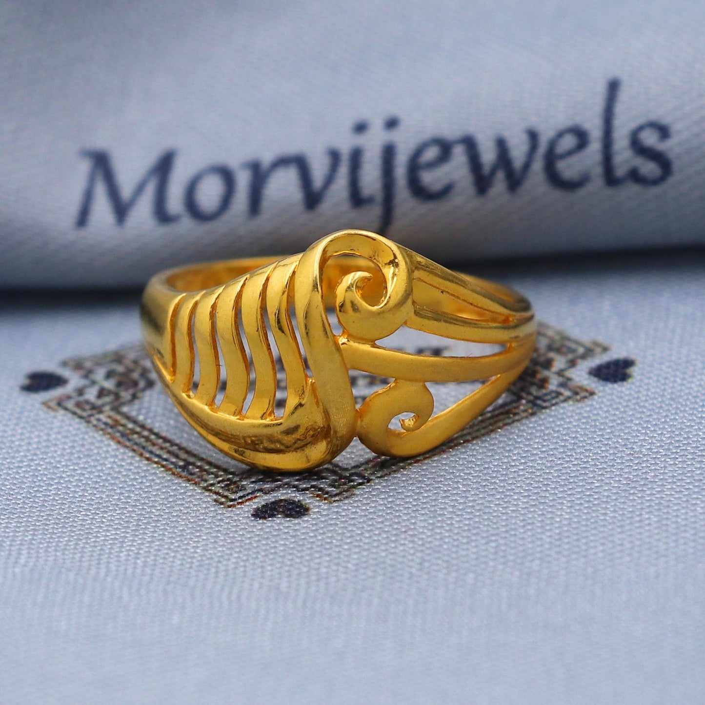 Vintage 22k Gold Ring Size 6 7 8 and All Size, 22k Gold Band Ring, 22karat Gold Ring, Hand crafted Pure gold ring, K5748