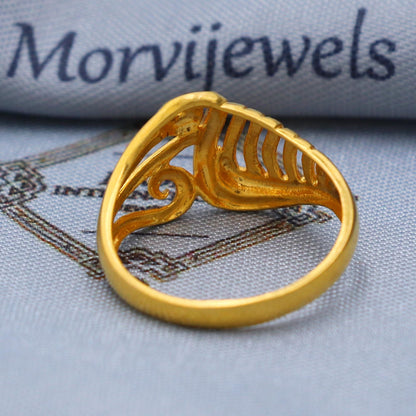 Vintage 22k Gold Ring Size 6 7 8 and All Size, 22k Gold Band Ring, 22karat Gold Ring, Hand crafted Pure gold ring, K5748