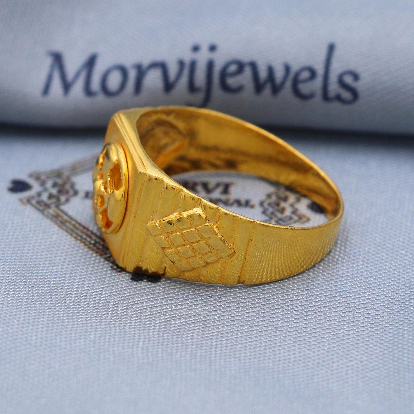 Vintage 22k Gold Ring Size 6 7 8 and All Size, 22k Gold Band Ring, 22karat Gold Ring, Hand crafted Pure gold ring, K5751