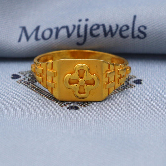 22k Gold Ring Size 6 7 8 and All Size, 22k Gold Band Ring, 22karat Gold Ring, hand crafted Pure gold ring, K5763