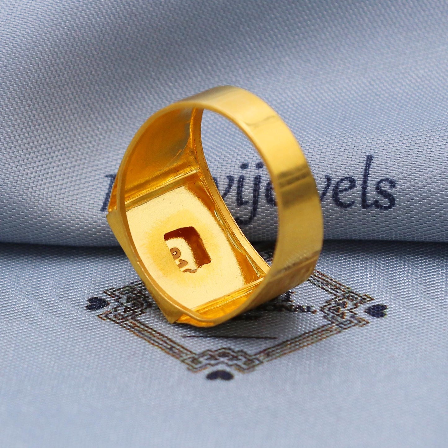 Flower 22k Gold Ring Size 6 7 8 and All Size, 22k Gold Band Ring, 22karat Gold Ring, hand crafted Pure gold ring, K5764