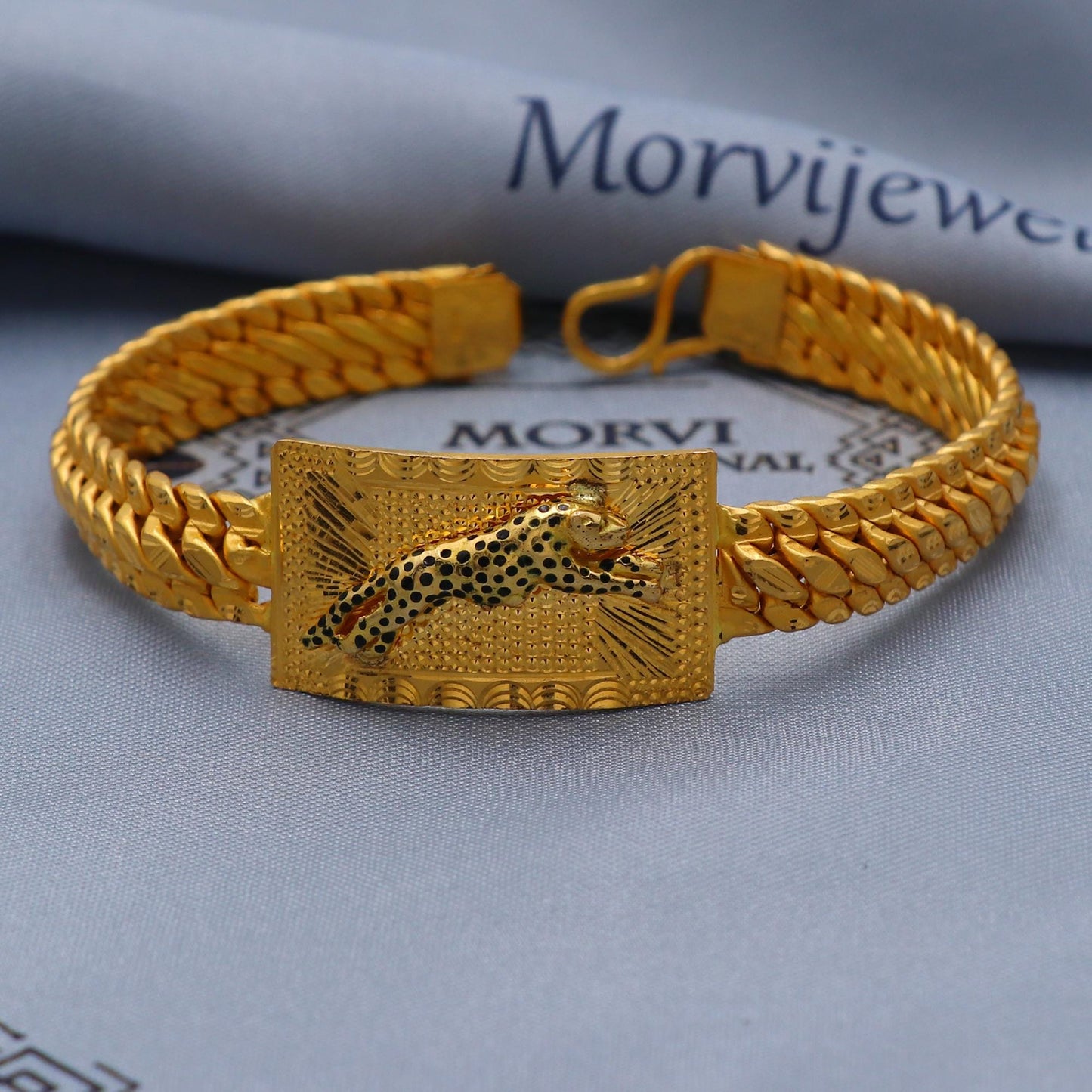 22k gold bracelet for men, K5777